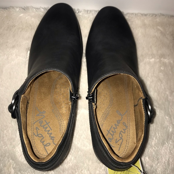 [SOLD] Womens Natural Soul Candie Slip On Booties - Picture 4 of 5